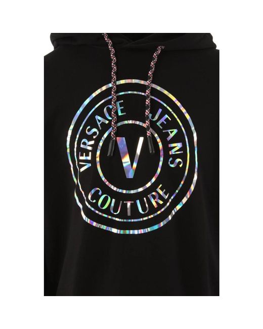 Versace Hoodies & Sweatvesten ,Zwart ,Katoen Sweater in het Black voor heren