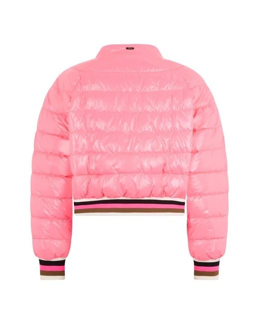 Herno Pink Bomber Jackets