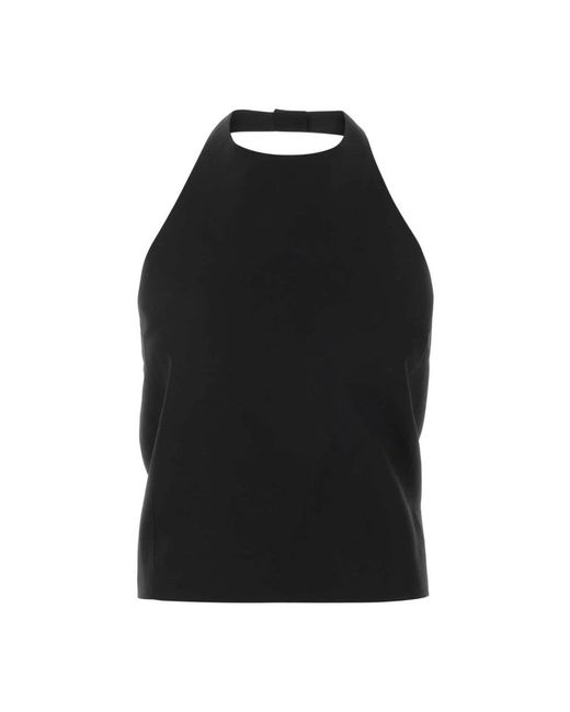 Loulou de Saison Black Sleeveless Tops