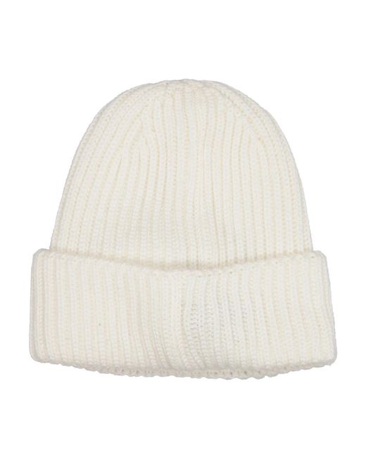 C P Company White Beanies for men