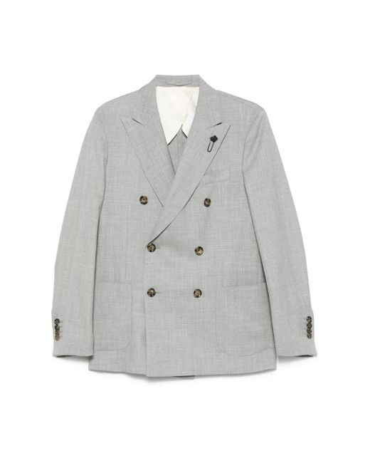 Lardini Gray Blazers for men