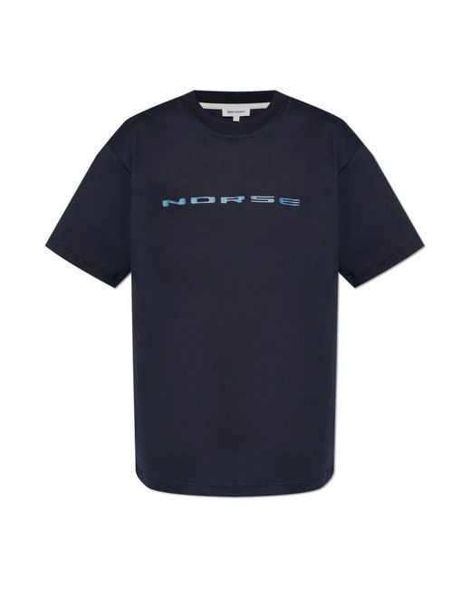 Norse Projects T-shirt 'simon' in Blue für Herren
