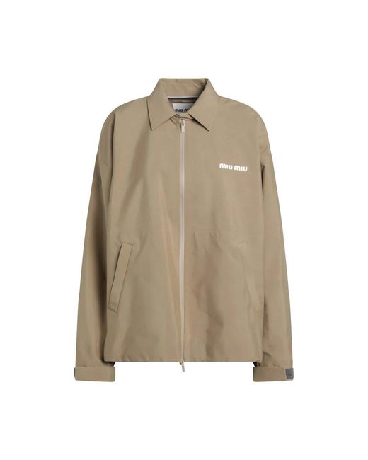 Miu Miu Natural Light Jackets