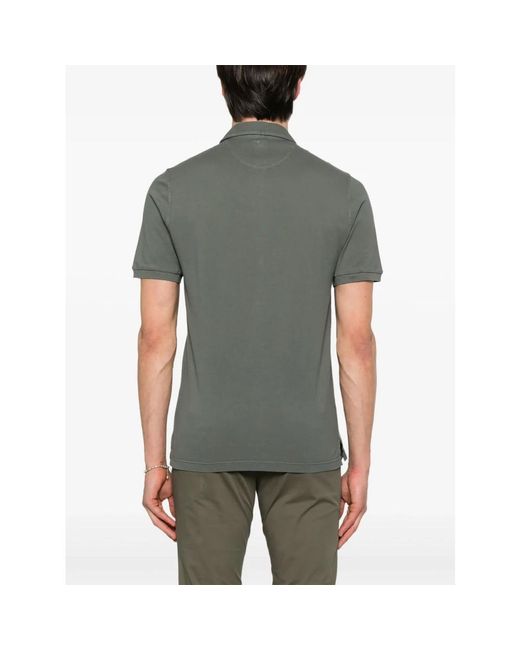 Fedeli Green Polo Shirts for men