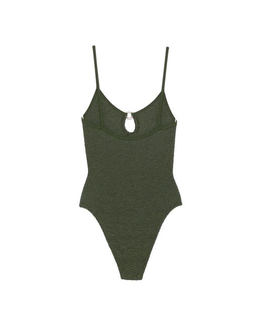 Hunza G Green Swimsuits