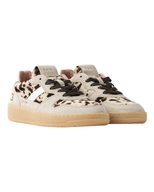 Sneakers Date en coloris Brown