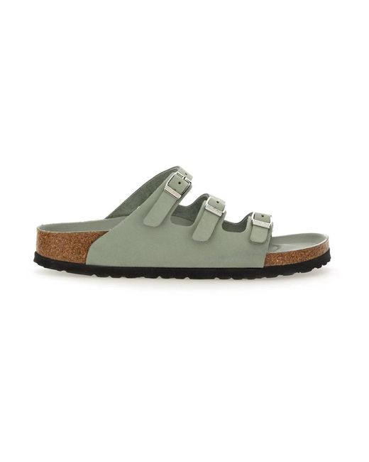 Birkenstock Green Sliders