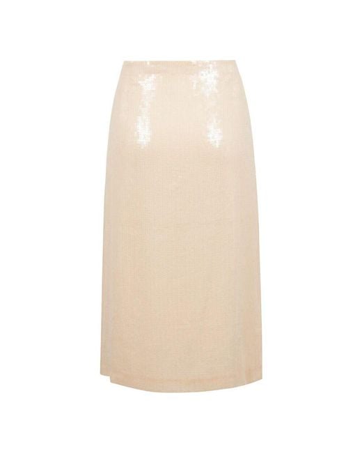 Midi Skirts Des Phemmes de color Natural