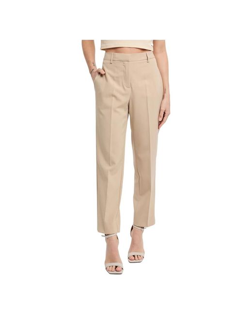 Straight trousers Ottod'Ame de color Natural