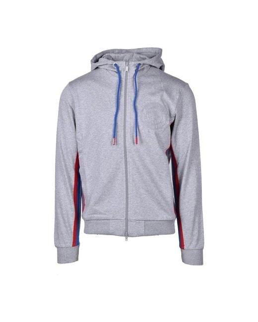 Bikkembergs Blue Zip-Throughs for men