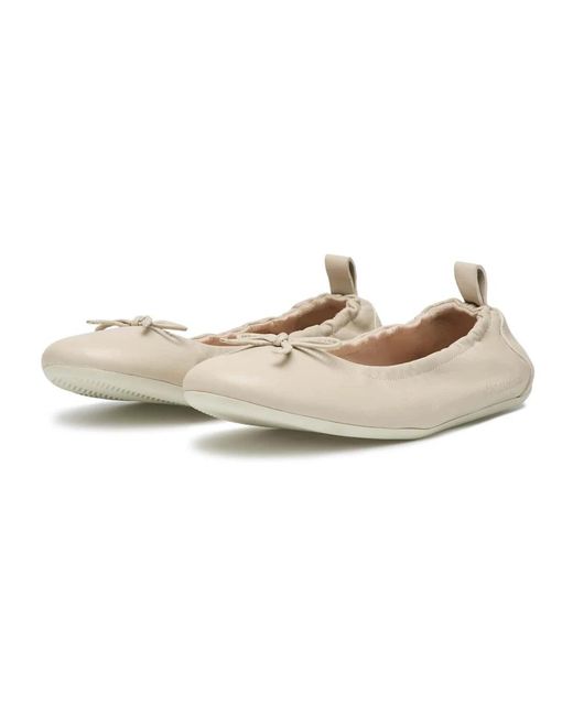 Candice Cooper White Ballerina Shoes