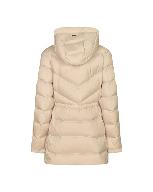 Woolrich Natural Weiße Wintermäntel