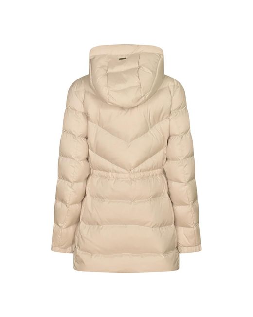 Woolrich Witte Winterjassen in het Natural