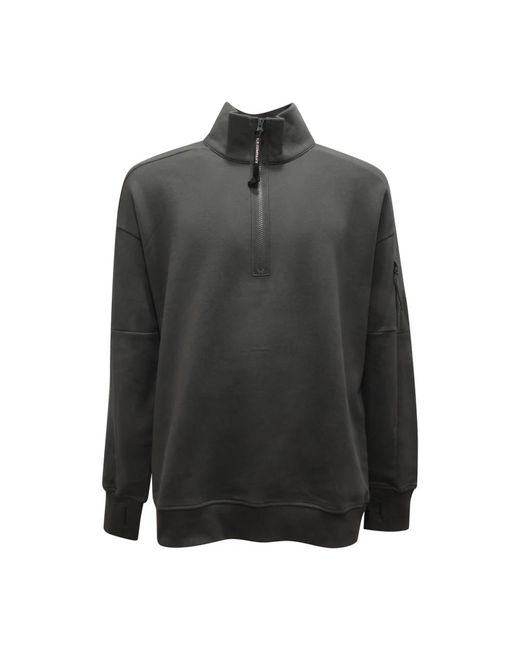 C P Company Gray Sweatshirts for men