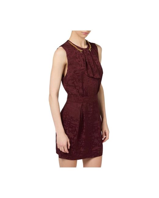 Elisabetta Franchi Red Short Dresses