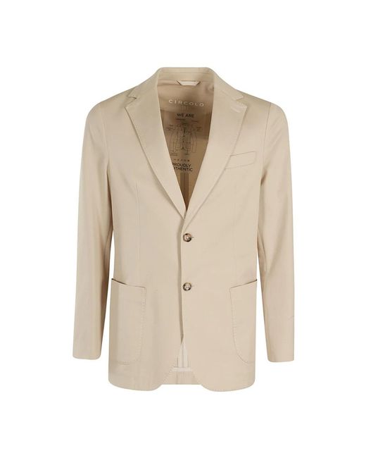 Circolo 1901 Natural Blazers for men