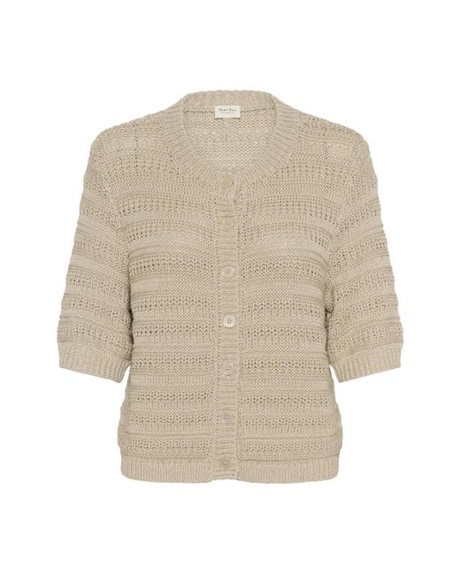 Part Two Cardigan in het Natural