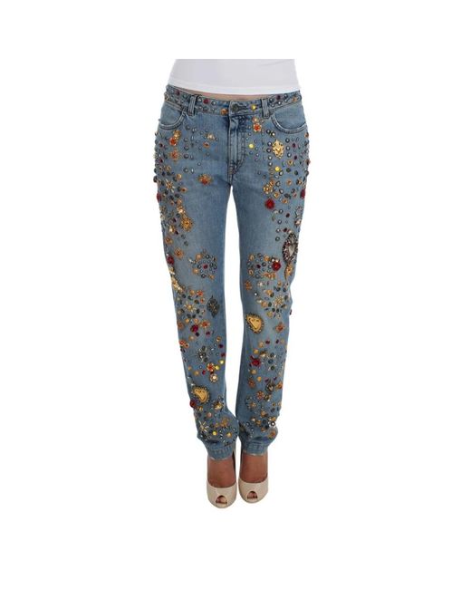 Dolce & Gabbana Blue Slim Fit Jeans