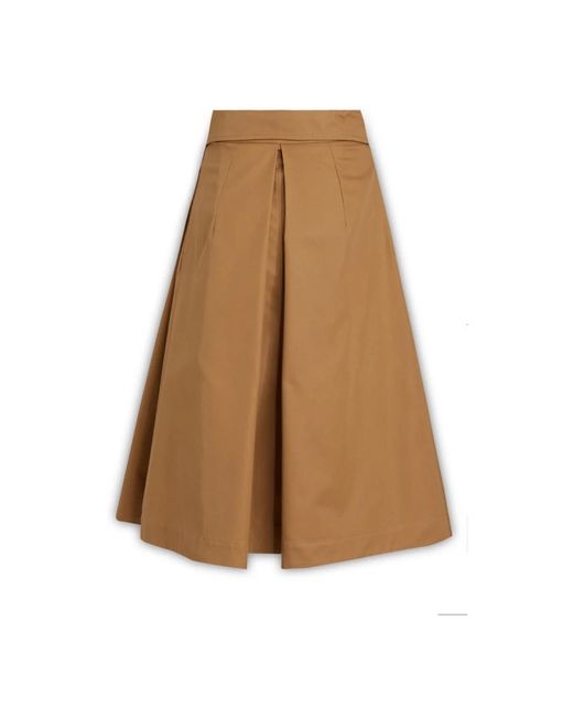 Burberry Natural Midi Skirts