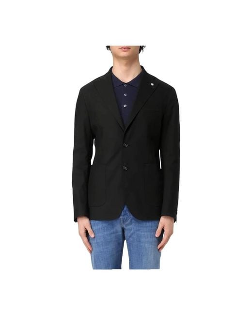 Manuel Ritz Formal Blazers in het Black voor heren