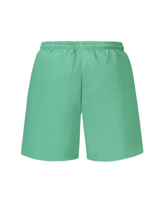 Fila Badmode ,Groen ,Groene Swim Boxer Met Swasiland Print in het Green voor heren