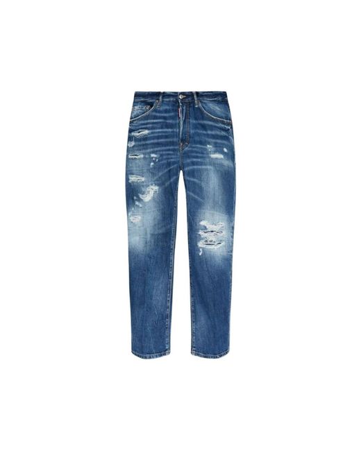 DSquared² Blue Straight Jeans for men