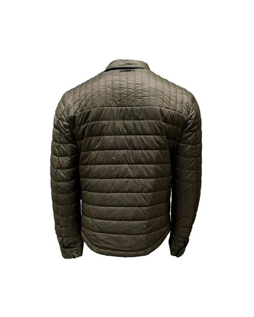 Incotex Green Down Jackets for men