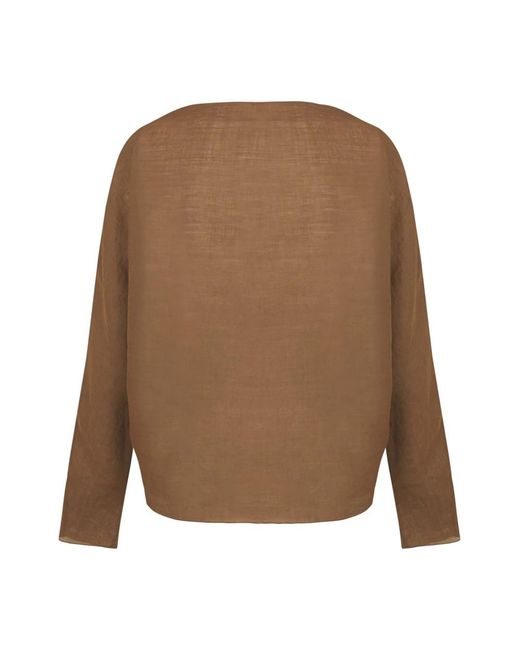 Cortana Brown Blouses