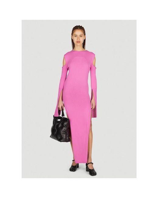 Rick Owens Pink Knitted Dresses