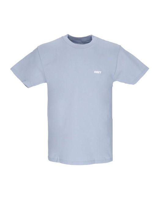 Obey Klassisches widerstands-t-shirt in Blue für Herren