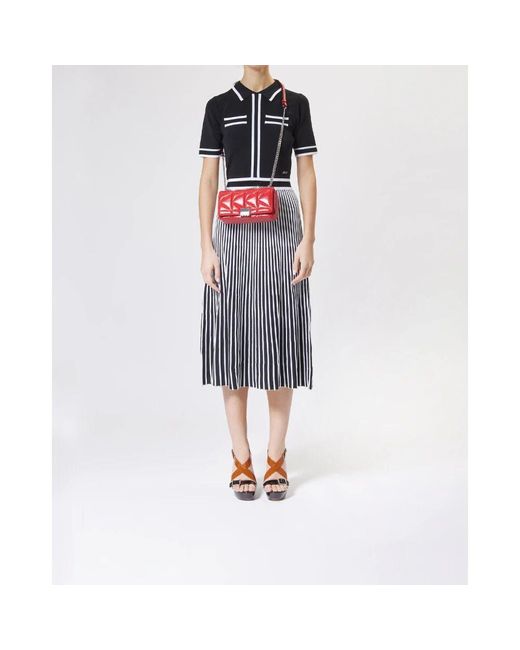 Karl Lagerfeld Red K/Kuilt Sp Wrinkle Crossbody