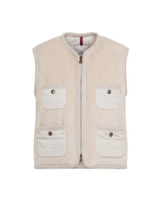 Vests Moncler en coloris Natural