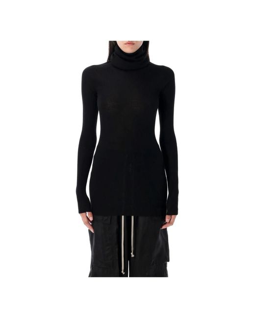 Rick Owens Turtlenecks in het Black