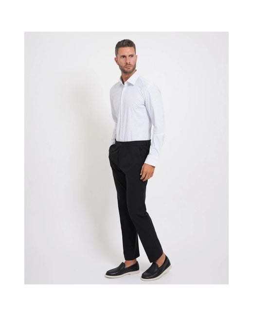Boss White Formal Shirts for men