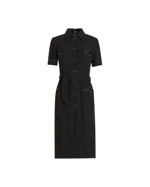 Dolce & Gabbana Black Shirt Dresses