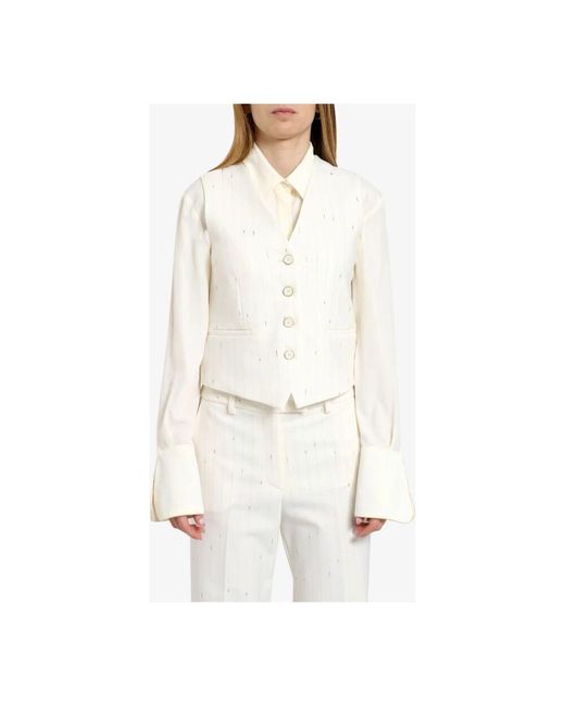 Vests SIMONA CORSELLINI de color White