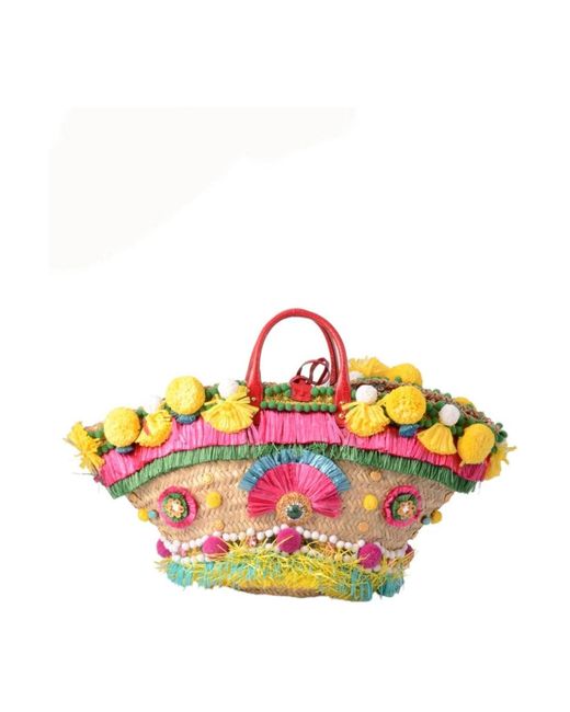 Dolce & Gabbana Yellow Handbags