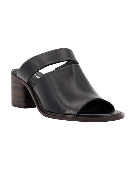 Lemaire Black Heeled Mules