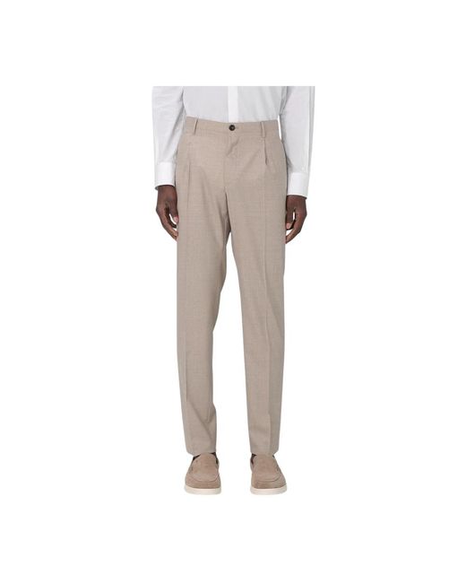 Suit Trousers di Incotex in Natural da Uomo