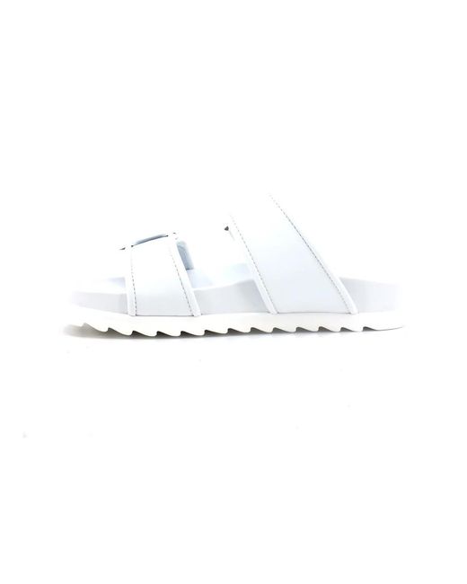 Chiara Ferragni Blue Sliders