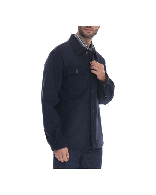 Fay Overshirt in het Blue voor heren