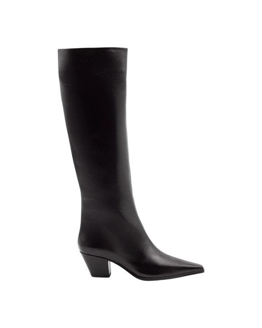 Roberto Festa Black Cowboy & Biker Boots