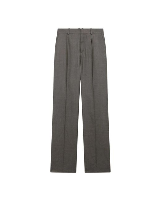 Saint Laurent Gray Wide Trousers