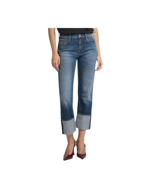 Replay Blue Tejano Cropped Jeans