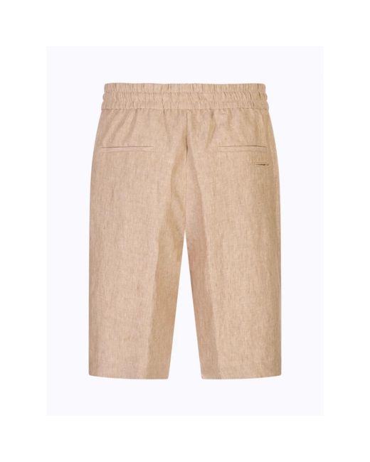 Peserico Natural Casual Shorts for men