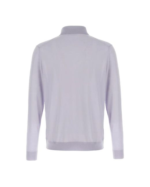 Kiton Blue Polo Shirts for men