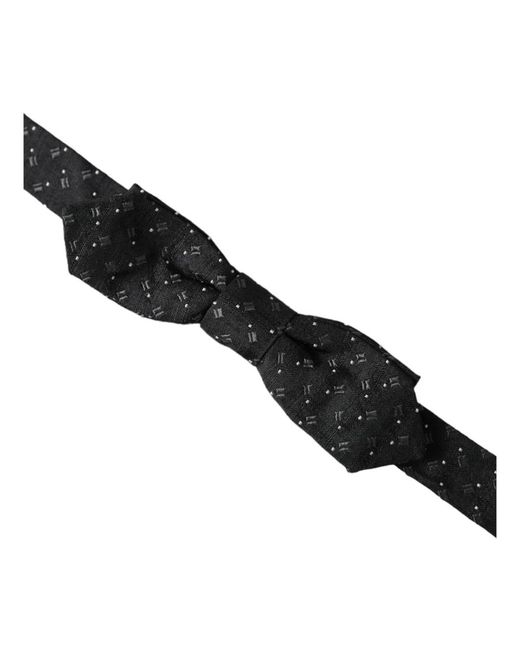 Dolce & Gabbana Black Bow Ties for men