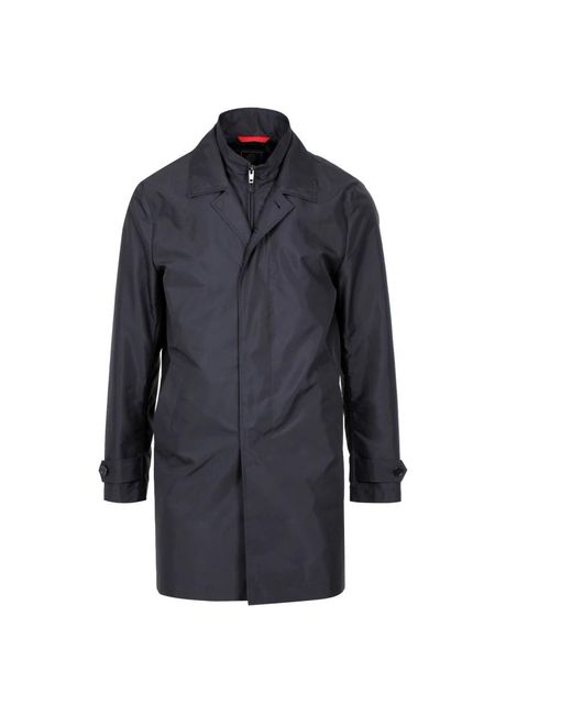 Fay Blue Single-Breasted Coats for men