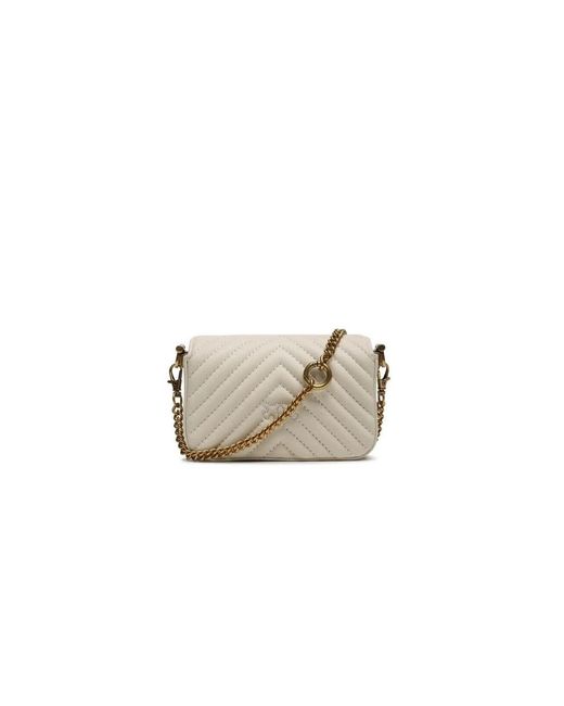 Pinko White Cross Body Bags