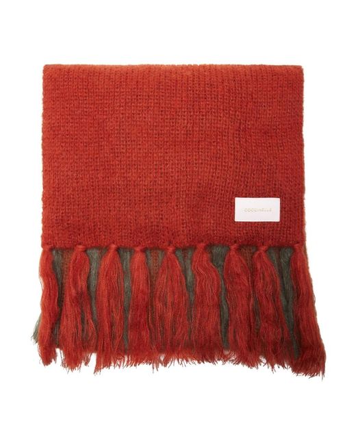 Coccinelle Red Schal aus Wollmischgewebe Glory
